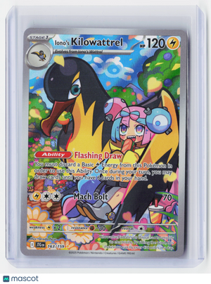 2025 Pokemon—Iono's Kilowattrel #163/159-Journey Together—Secret Rare Holo