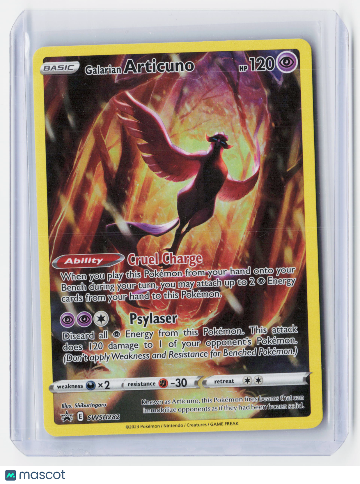 2023 Pokemon—Galarian Articuno #SWSH282 Sword & Shield Promos—Foil