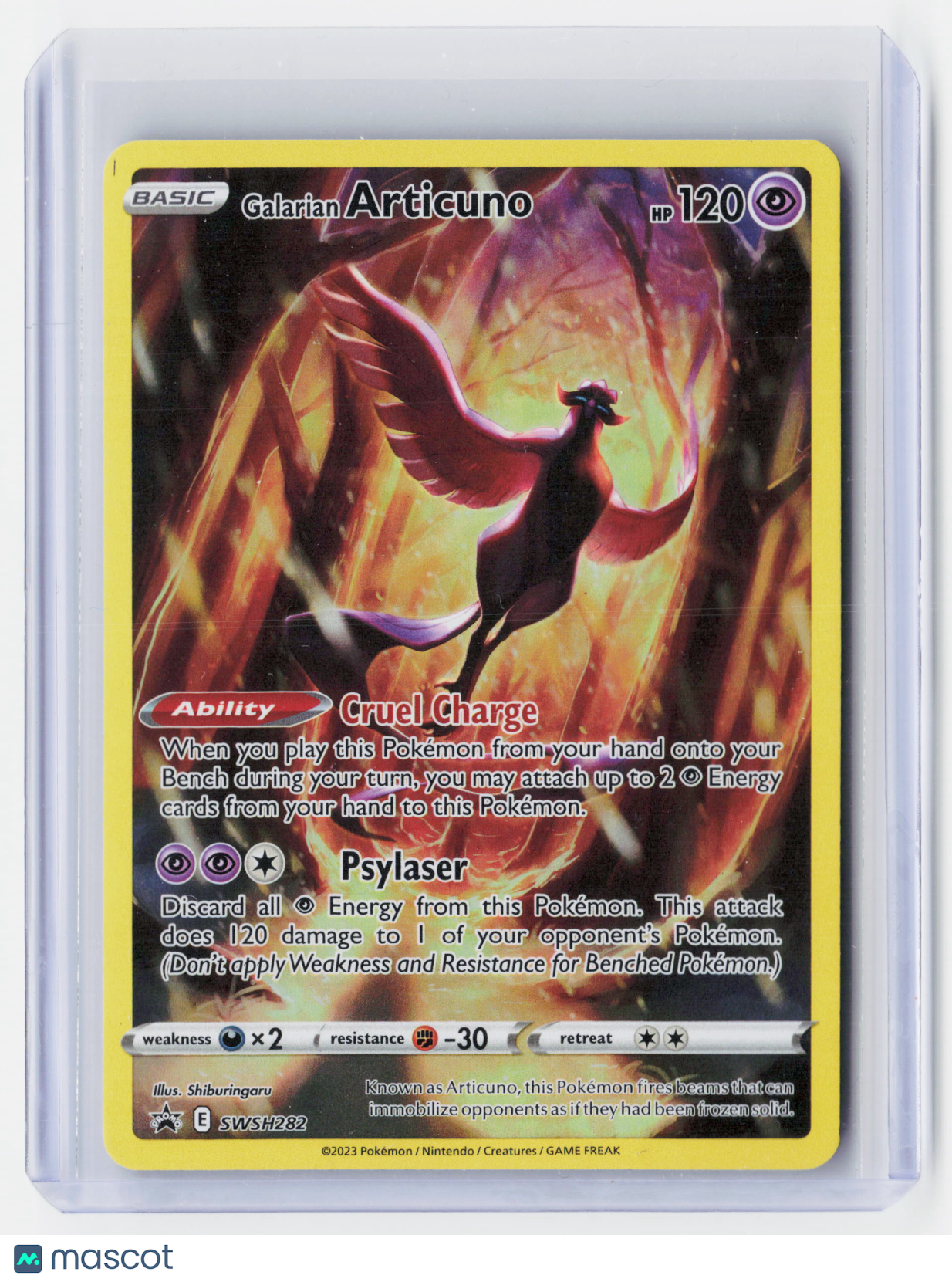 2023 Pokemon—Galarian Articuno #SWSH282 Sword & Shield Promos—Foil