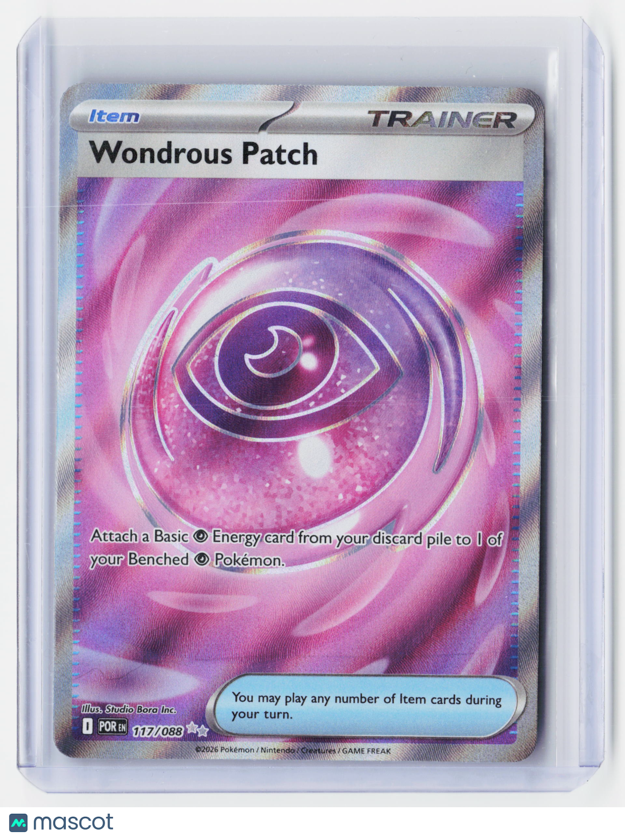 2026 Pokemon—Wondrous Patch #117/88–Ascended Heroes—Secret Rare Holo