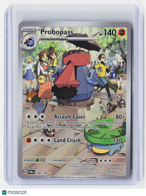 2024 Pokemon—Probopass #182/167 Twilight Masquerade—Illustration Rare Foil