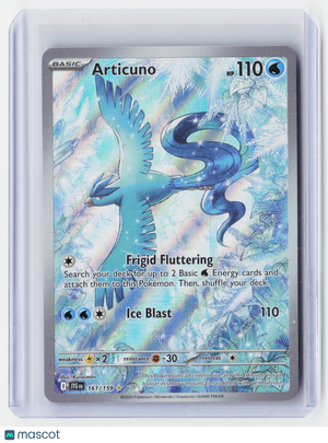 2025 Pokemon—Articuno #161/159 Journey Together—Secret Rare Holo