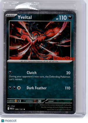 2025 Pokemon—Yveltal #88 Miscellaneous Cards & Products—Rare Holo (Sealed)