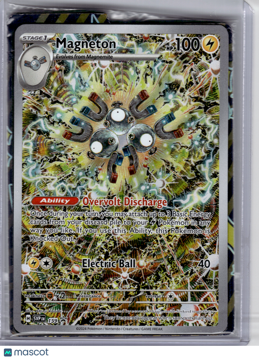 2024 Pokemon—Magneton #159 Scarlet & Violet—Black Star Promo Holo [Sealed]
