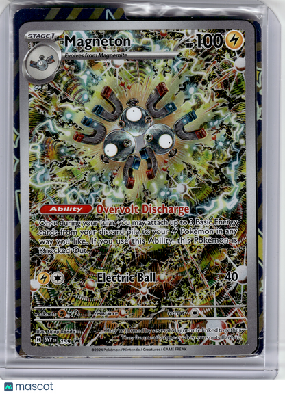 2024 Pokemon—Magneton #159 Scarlet & Violet—Black Star Promo Holo [Sealed]
