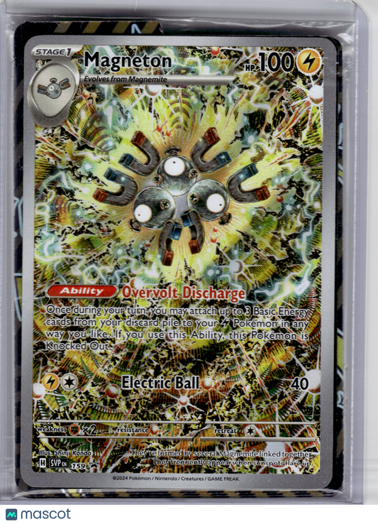 2024 Pokemon—Magneton #159 Scarlet & Violet—Black Star Promo Holo [Sealed]
