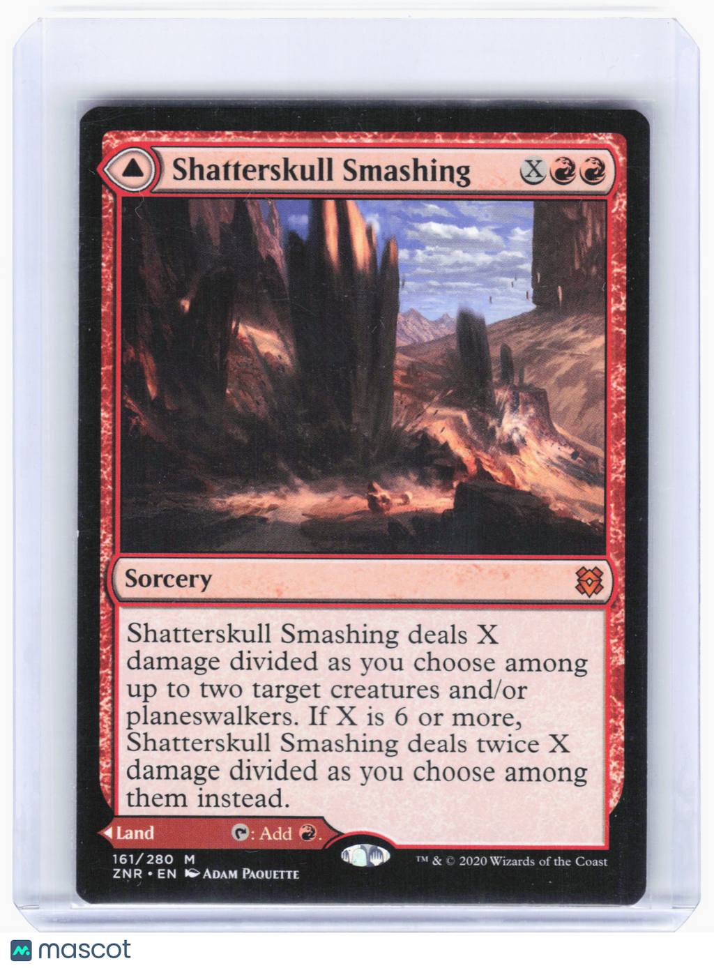 MTG—Shatterskull Smashing // Shatterskull, the Hammer Pass #161 Zendikar Rising