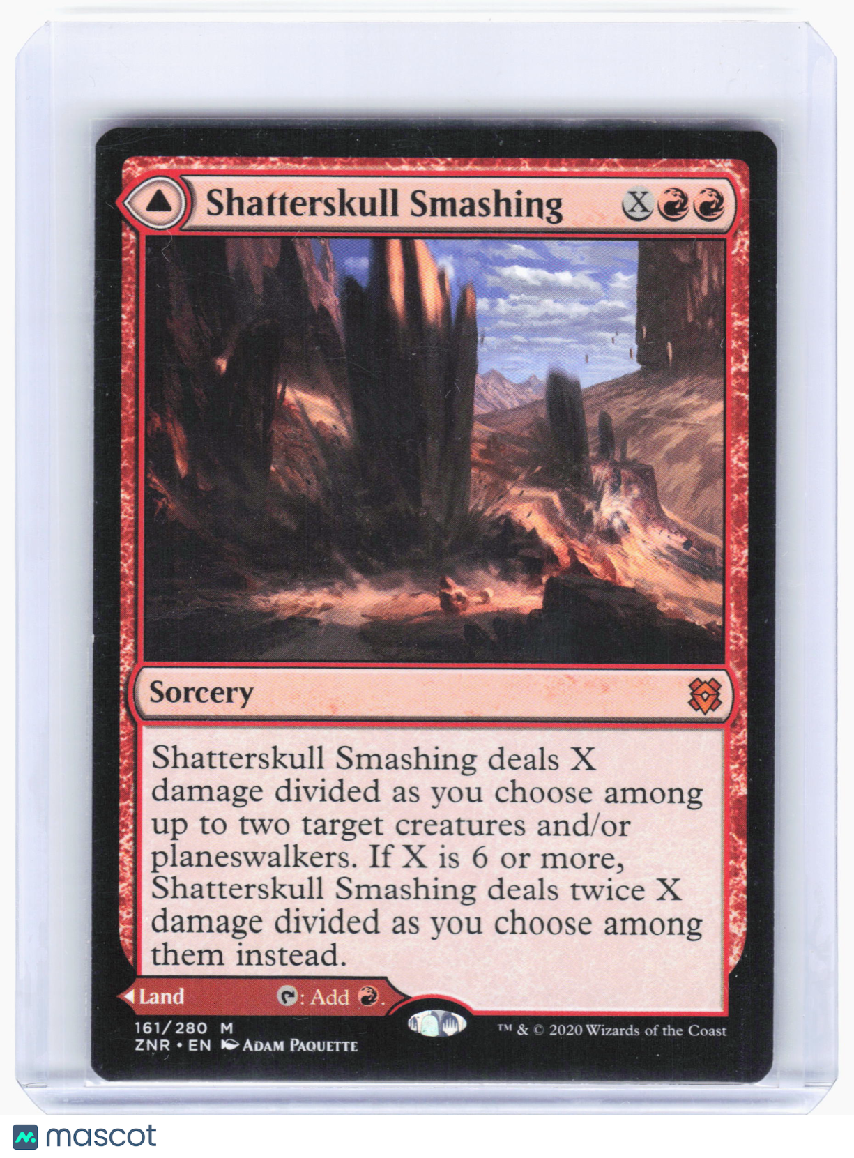 MTG—Shatterskull Smashing // Shatterskull, the Hammer Pass #161 Zendikar Rising
