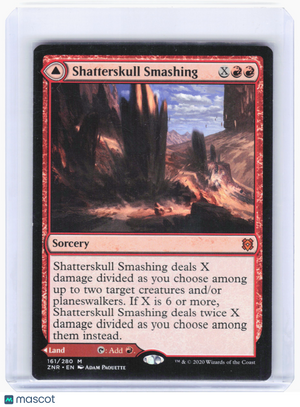 MTG—Shatterskull Smashing // Shatterskull, the Hammer Pass #161 Zendikar Rising