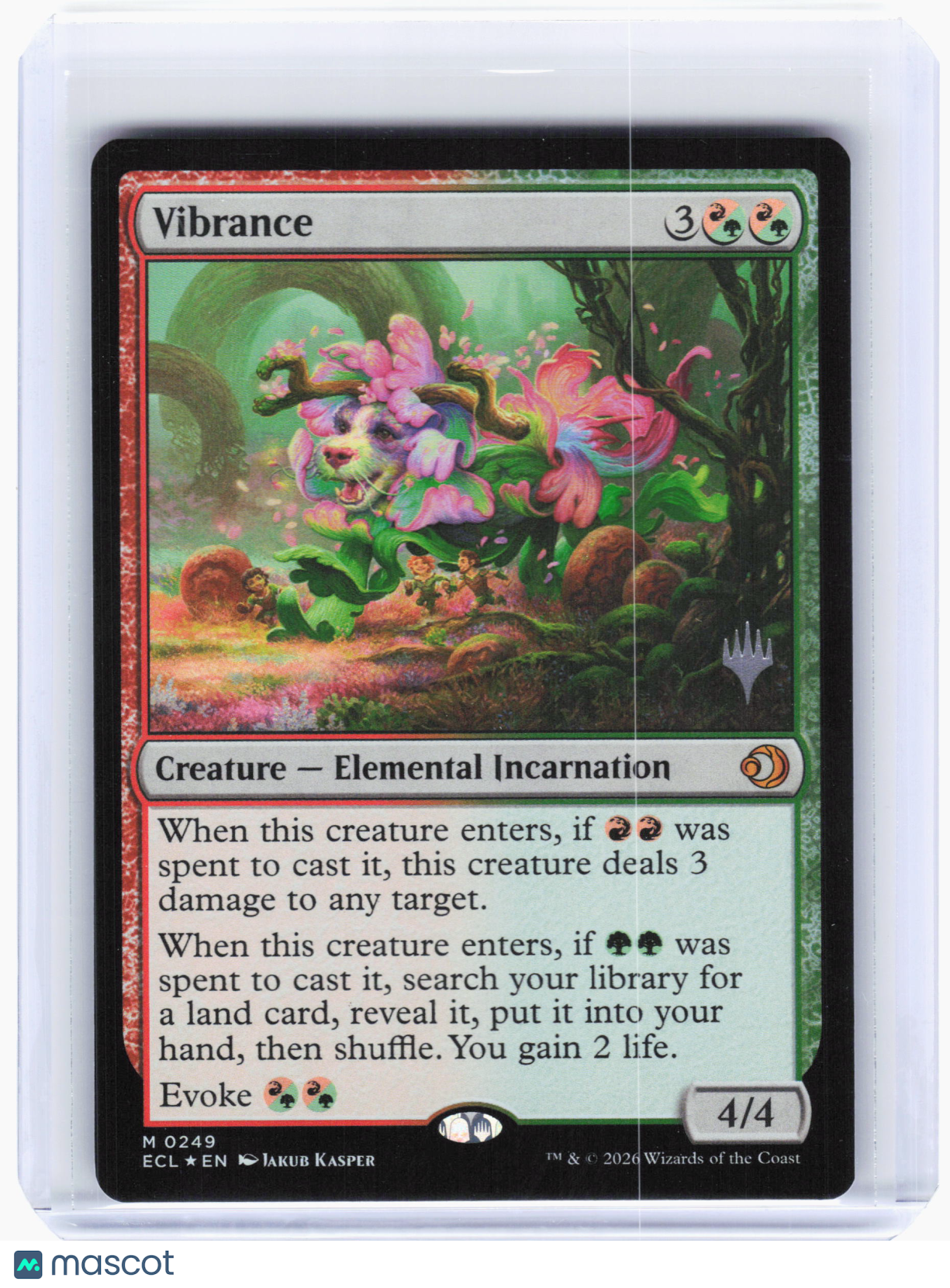 2026 Magic: The Gathering—Vibrance #249 Promo Pack: Lorwyn Eclipsed—Mythic Foil