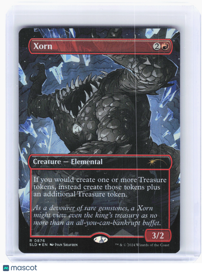 2024 Magic: The Gathering—Xorn #876 Secret Lair Drop—Rare Rainbow Foil