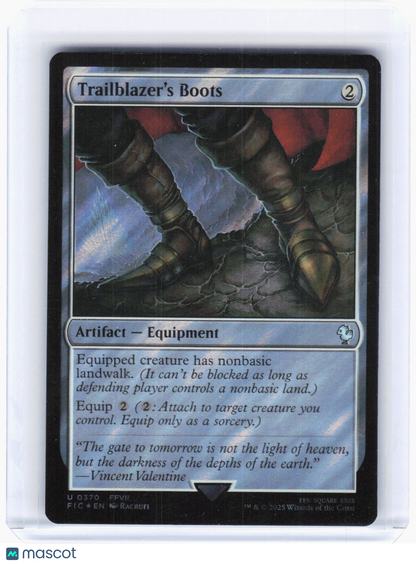 2025 Magic: The Gathering—Trailblazer's Boots (Surge Foil) #370 (FIC)—UC Foil