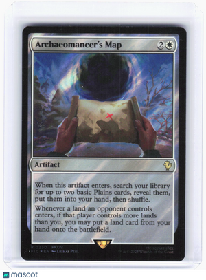 2025 Magic: The Gathering—Archaeomancer's Map (Surge Foil) #230 (FIC)—Rare Foil