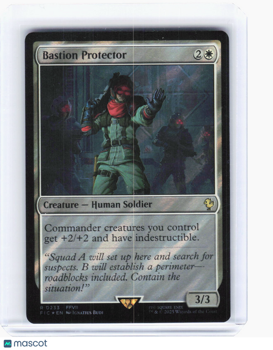 2023 Magic: The Gathering—Bastion Protector (Surge Foil) #233 (FIC)—Rare Foil