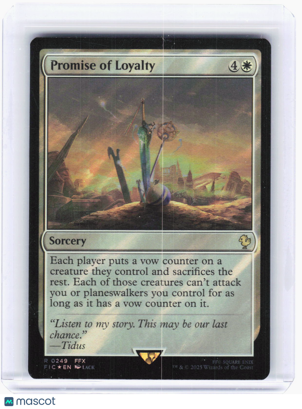 2023 Magic: The Gathering—Promise of Loyalty (Surge Foil) #249 (FIC)—Rare Foil