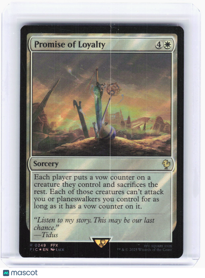 2023 Magic: The Gathering—Promise of Loyalty (Surge Foil) #249 (FIC)—Rare Foil