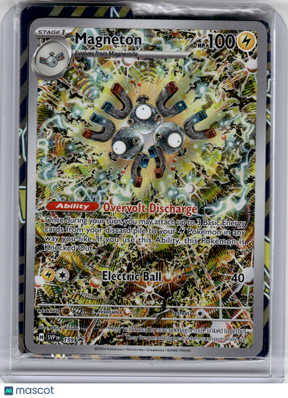 2024 Pokemon—Magneton #159 Scarlet & Violet—Black Star Promo Holo [Sealed]