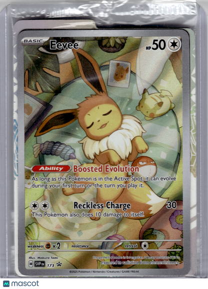 2025 Pokemon—Eevee #173 Scarlet & Violet—Black Star Promo Holo [Sealed]