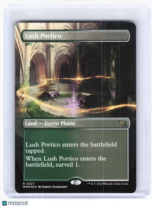 2024 Magic: TG—Lush Portico #327 Murders at Karlov Manor—Rare Foil Borderless
