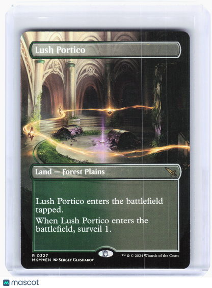 2024 Magic: TG—Lush Portico #327 Murders at Karlov Manor—Rare Foil Borderless