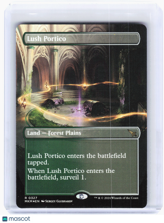2024 Magic: TG—Lush Portico #327 Murders at Karlov Manor—Rare Foil Borderless