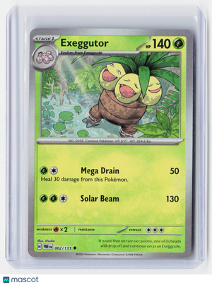 2025 Pokemon—Exeggutor (Master Ball Pattern) #002/131 Prismatic Evolutions—Holo