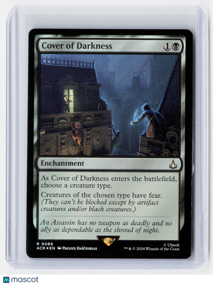 2024 Magic: The Gathering—Cover of Darkness #0089-Assassin's Creed—Rare