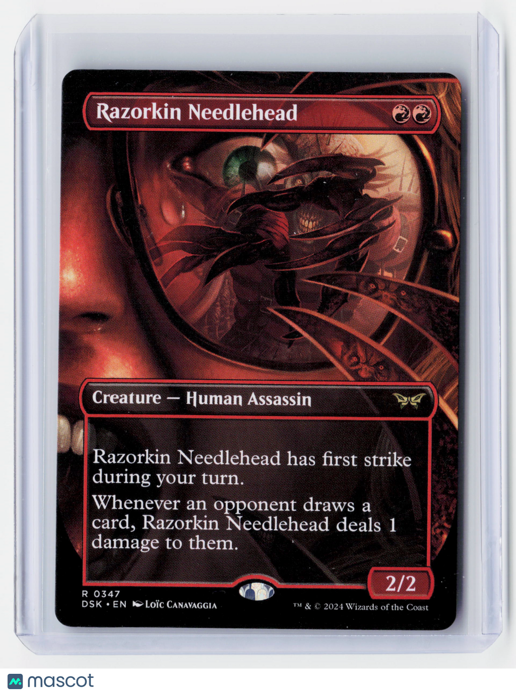 2024 Magic: The Gathering—Razorkin Needlehead (Borderless) #0347 (DSK)—R Nonfoil