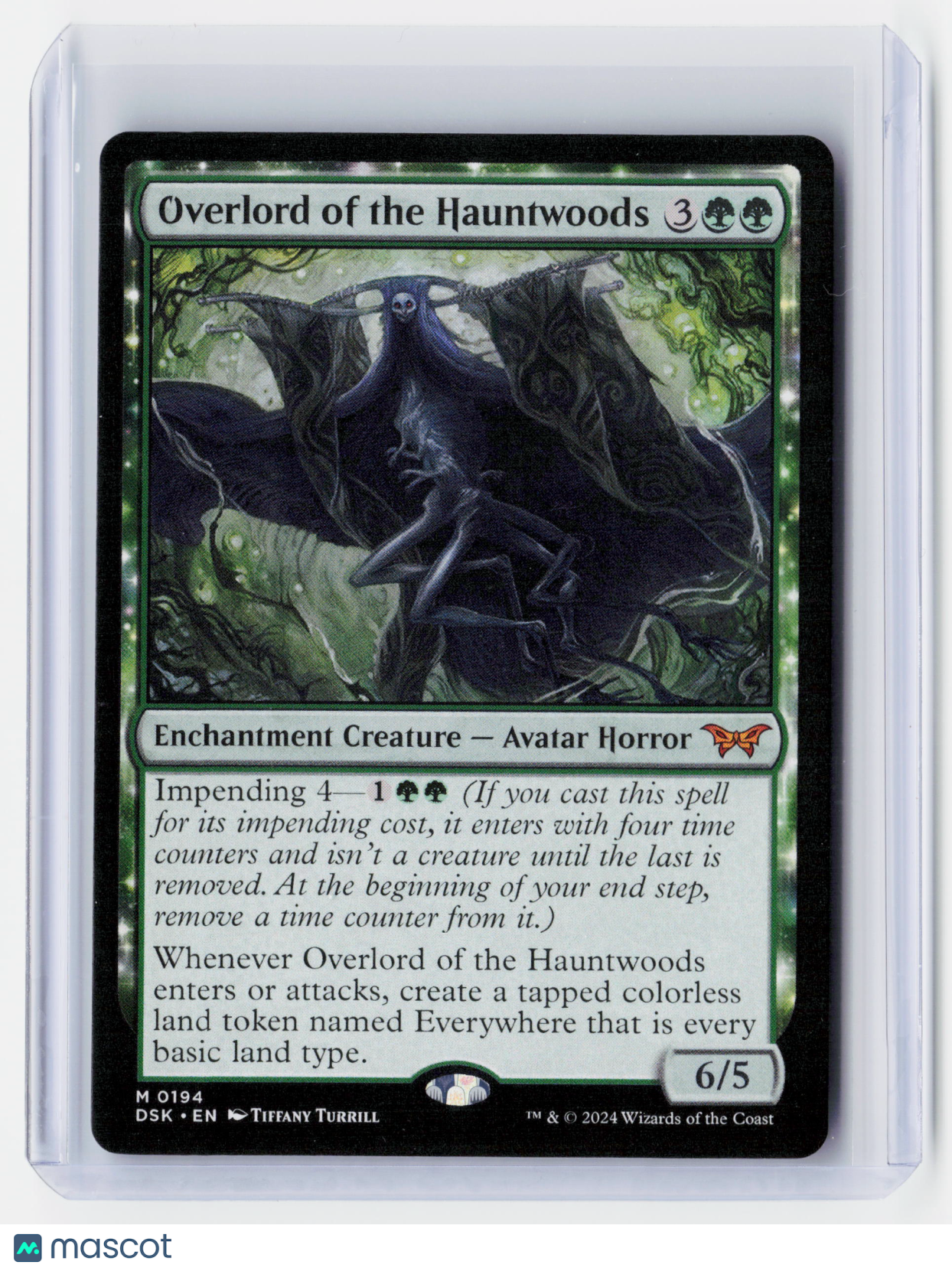 2024 Magic: The Gathering—Overlord of the Hauntwoods #0194 (DSK)—Mythic Nonfoil