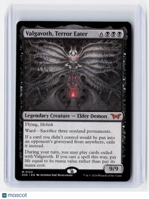 2024 Magic: The Gathering—Valgavoth, Terror Eater #0120 Duskmourn—Mythic Nonfoil