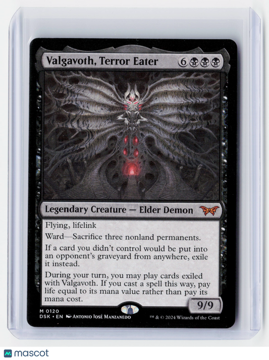 2024 Magic: The Gathering—Valgavoth, Terror Eater #0120 Duskmourn—Mythic Nonfoil