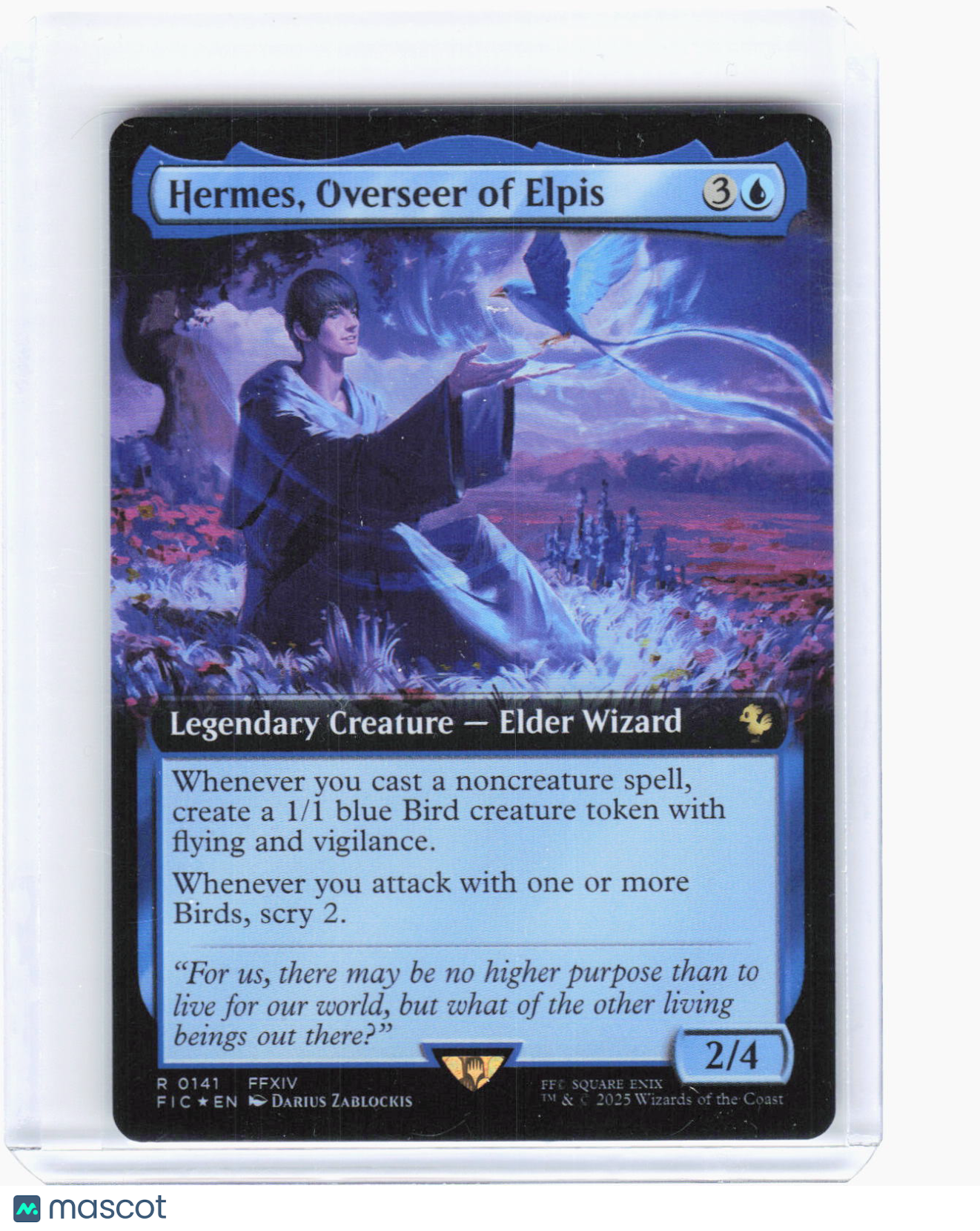 2025 Magic: The Gathering—Hermes, Overseer of Elpis #141 (FIC)—Rare Foil