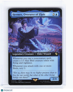 2025 Magic: The Gathering—Hermes, Overseer of Elpis #141 (FIC)—Rare Foil