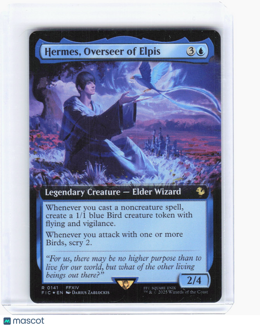 2025 Magic: The Gathering—Hermes, Overseer of Elpis #141 (FIC)—Rare Foil