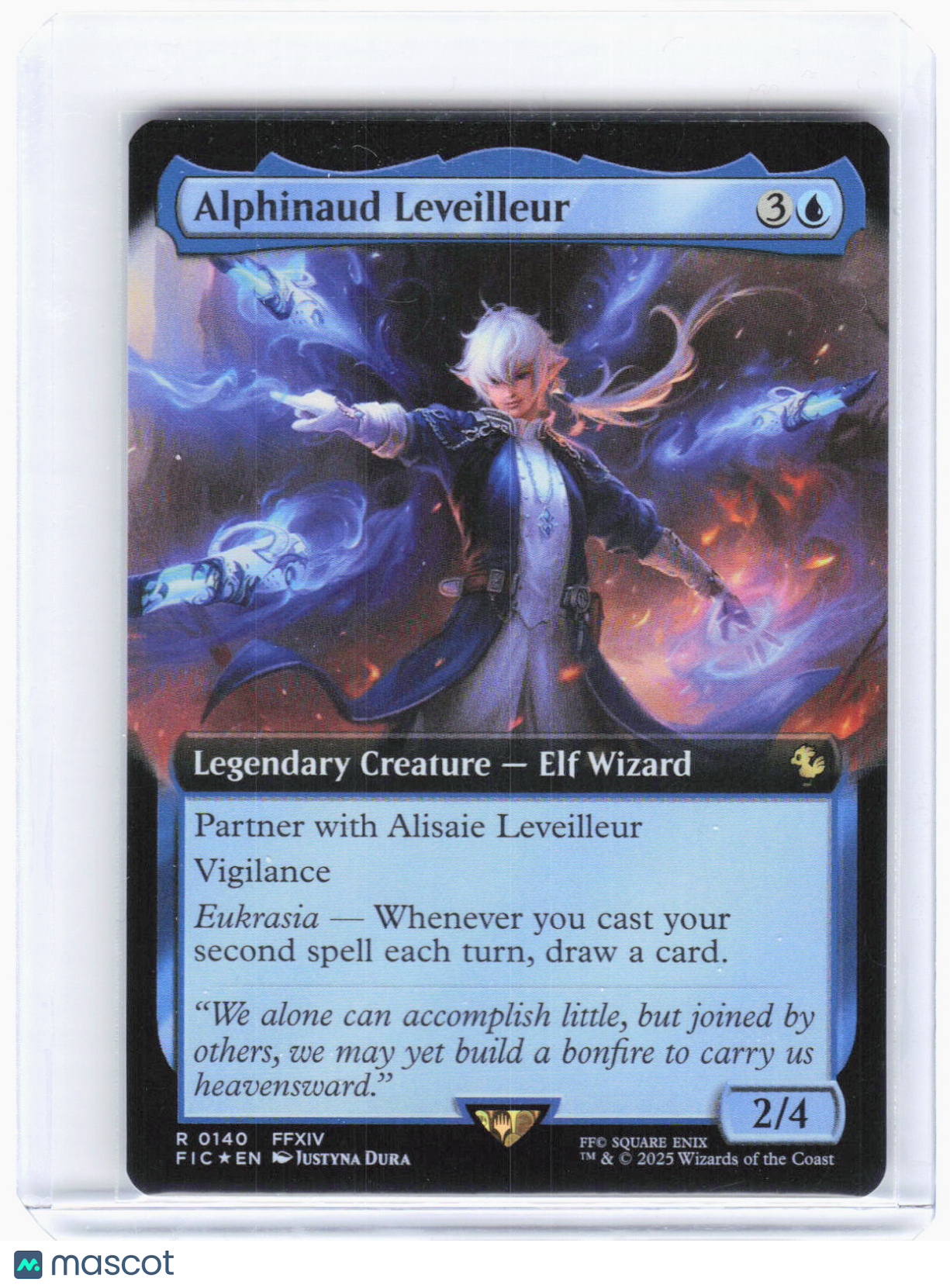 2025 Magic: The Gathering—Alphinaud Leveilleur (Ext. Art) #140 (FIC)—Rare Foil
