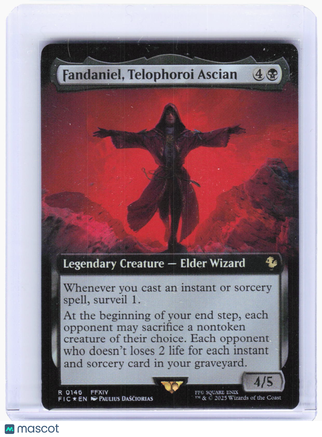 2025 Magic: The Gathering—Fandaniel, Telophoroi Ascian #146 (FIC)—Rare Foil