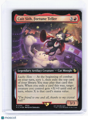 2025 Magic: The Gathering—Cait Sith, Fortune Teller #151 (FIC)—Rare Foil