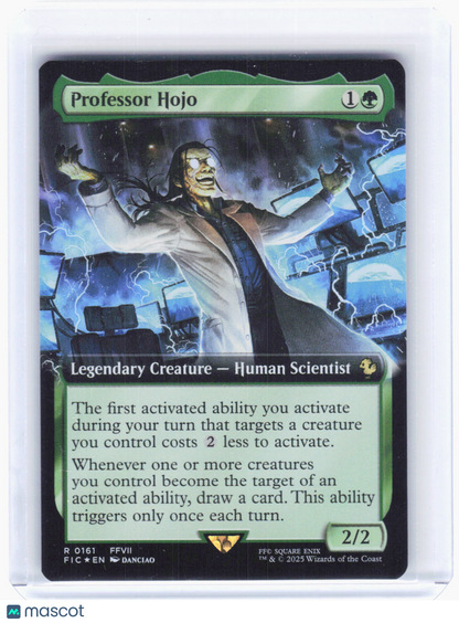 2025 Magic: The Gathering—Professor Hojo (Extended Art) #161 (FIC)—Rare Foil
