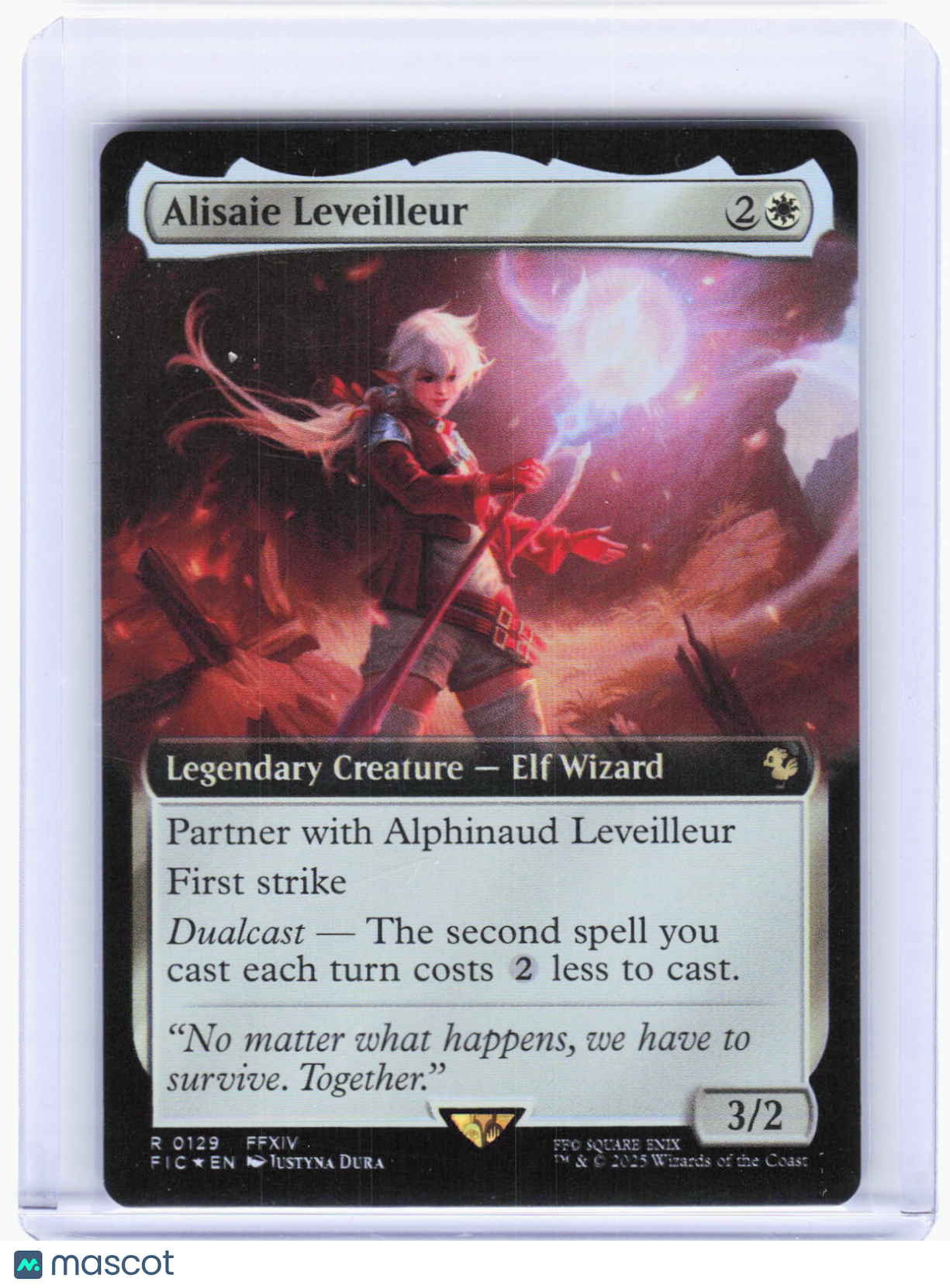 2025 Magic: The Gathering—Alisaie Leveilleur (Extended Art) #129 (FIC)—Rare Foil