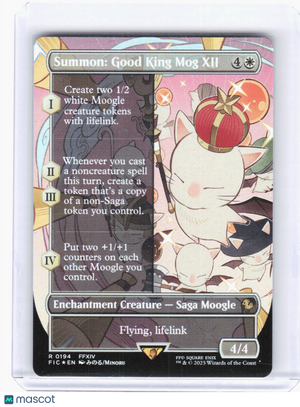 2025 Magic: The Gathering—Summon: Good King Mog XII #194 (FIC)—Rare Foil