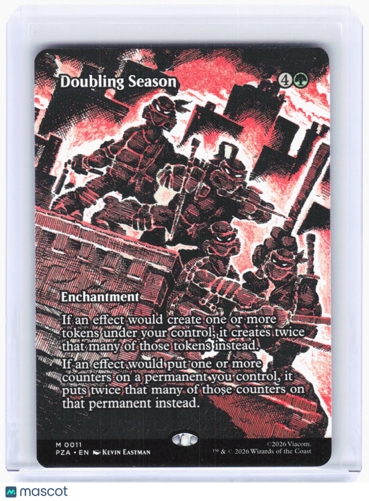 2024 Magic: The Gathering—Doubling Season (Borderless) #11 (PZA)—Mythic Non-Foil