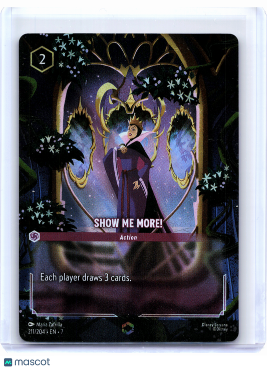 2025 Disney Lorcana—Show Me More! #211/204 Archazia's Island—Enchanted Foil
