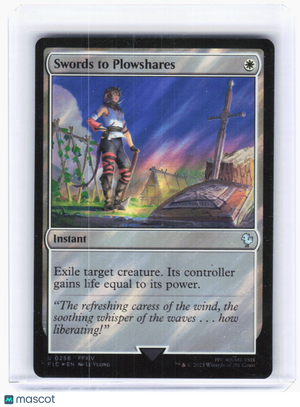 2023 Magic: The Gathering—Swords to Plowshares (Surge Foil) #256 (FIC)—UC Foil