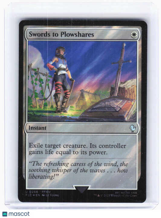 2023 Magic: The Gathering—Swords to Plowshares (Surge Foil) #256 (FIC)—UC Foil