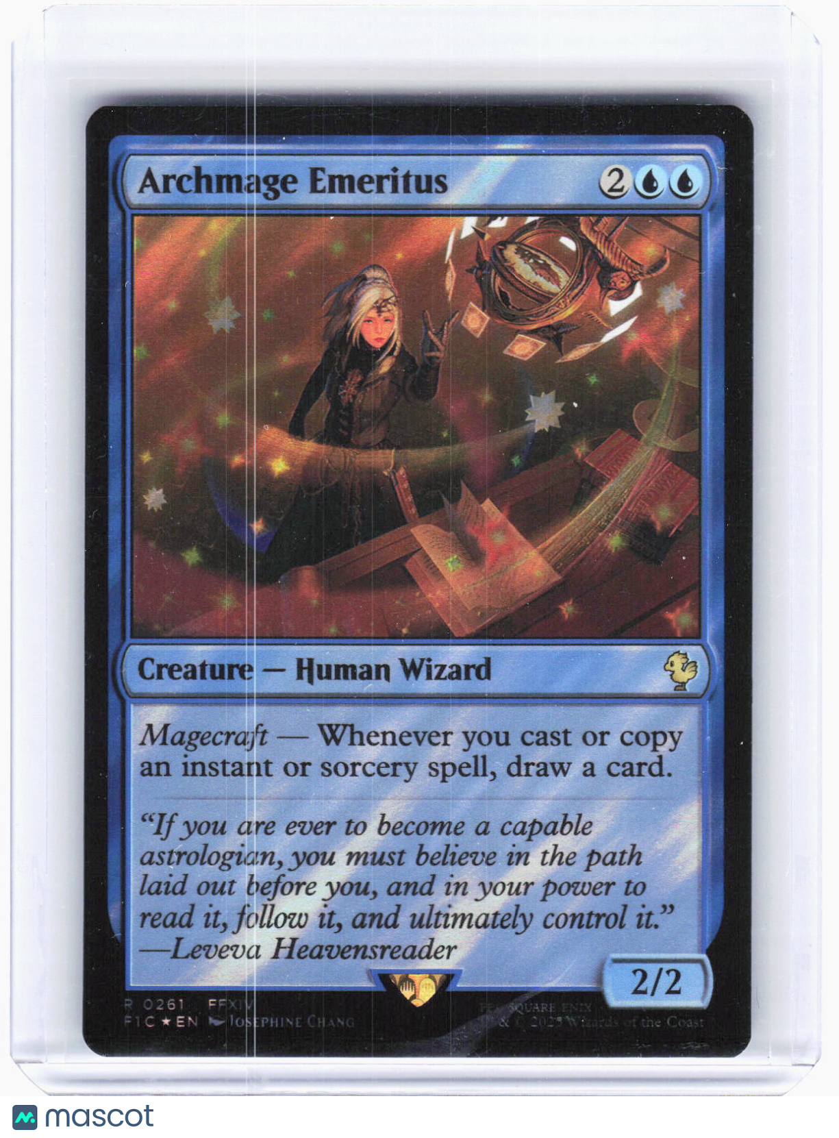 2023 Magic: The Gathering—Archmage Emeritus (Surge Foil) #261 (FIC)—Rare Foil