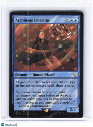 2023 Magic: The Gathering—Archmage Emeritus (Surge Foil) #261 (FIC)—Rare Foil
