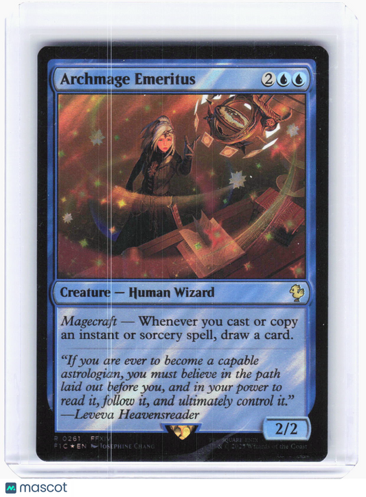 2023 Magic: The Gathering—Archmage Emeritus (Surge Foil) #261 (FIC)—Rare Foil