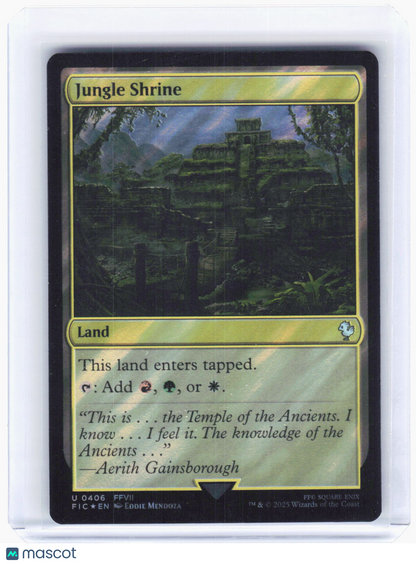 2023 Magic: The Gathering—Jungle Shrine (Surge Foil) #406 (FIC)—Uncommon Foil