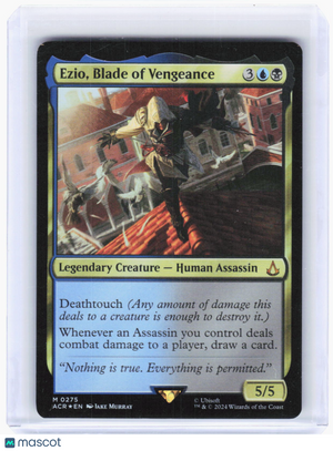 2024 Magic: The Gathering—Ezio, Blade of Vengeance #275 (ACR)—Mythic Foil