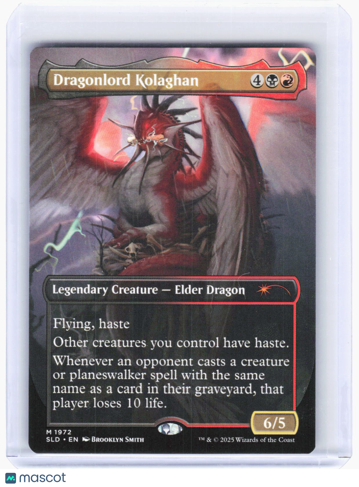 2025 Magic: The Gathering—Dragonlord Kolaghan #1972 (SLD)—Mythic Non-Foil